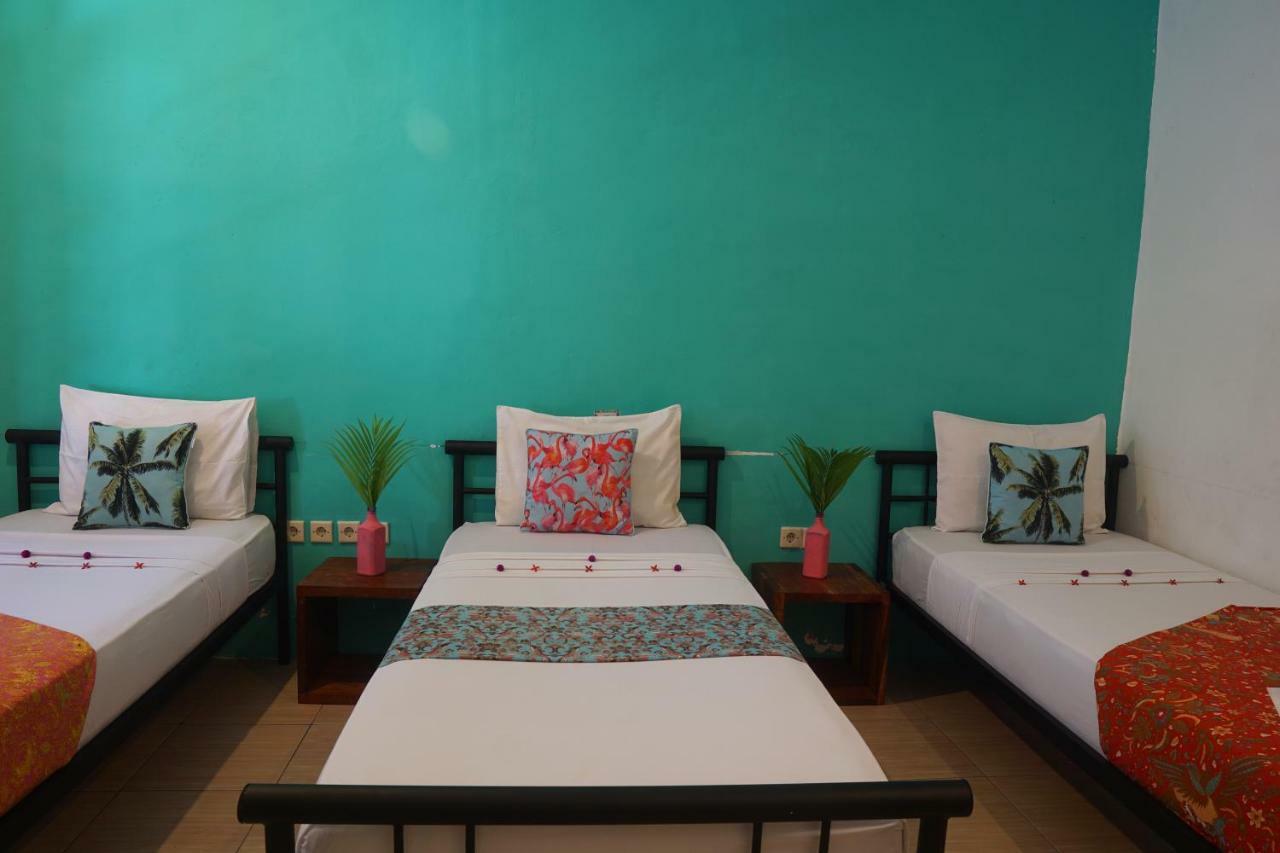 Auberge de jeunesse La Favela à Gili Trawangan Extérieur photo
