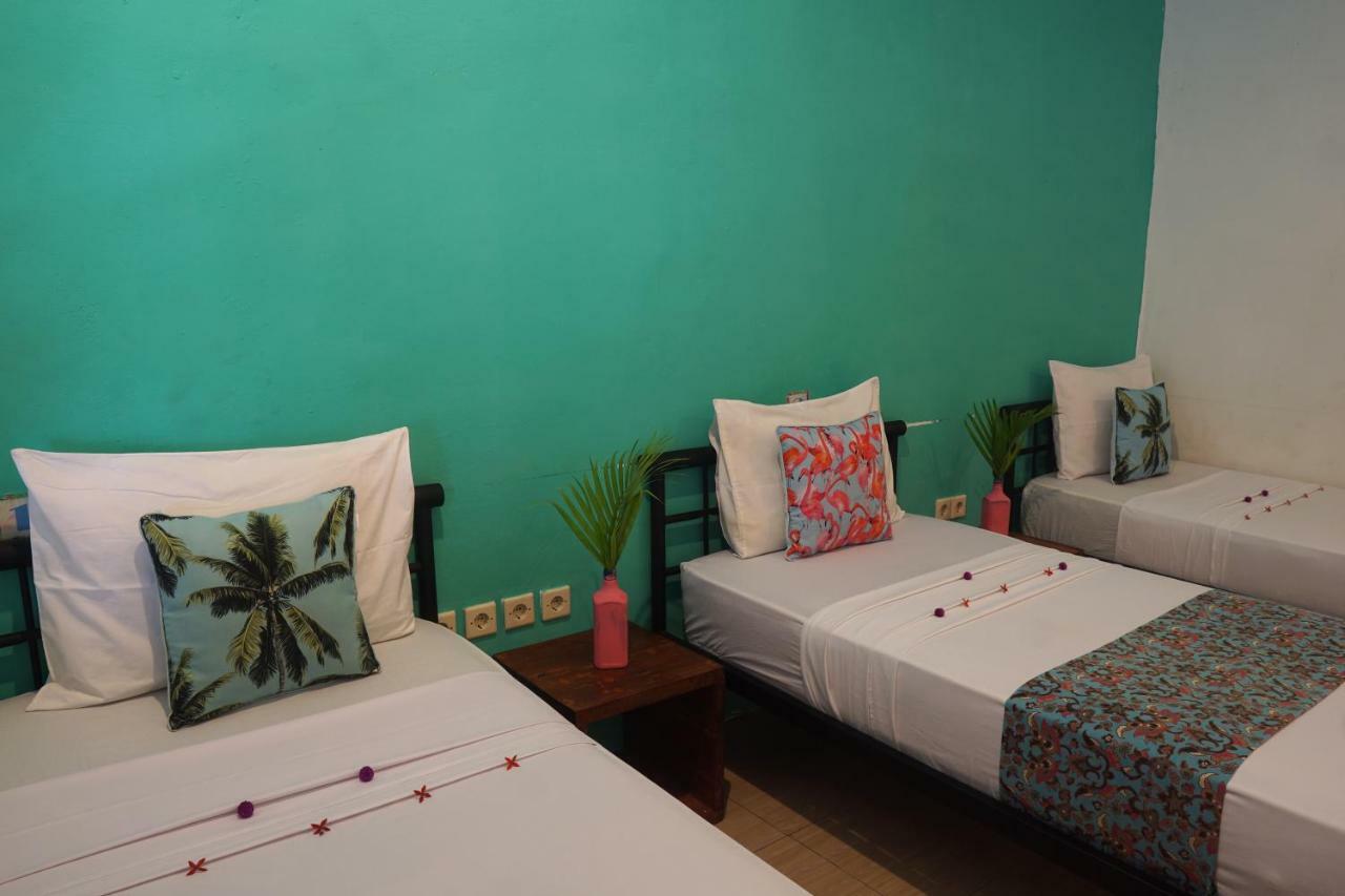 Auberge de jeunesse La Favela à Gili Trawangan Extérieur photo